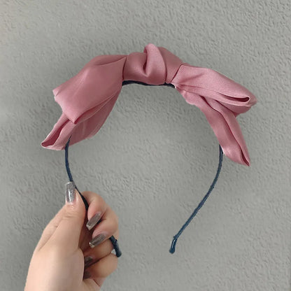 Korean Fashion Simple New Big  Bow Headband Wholesale