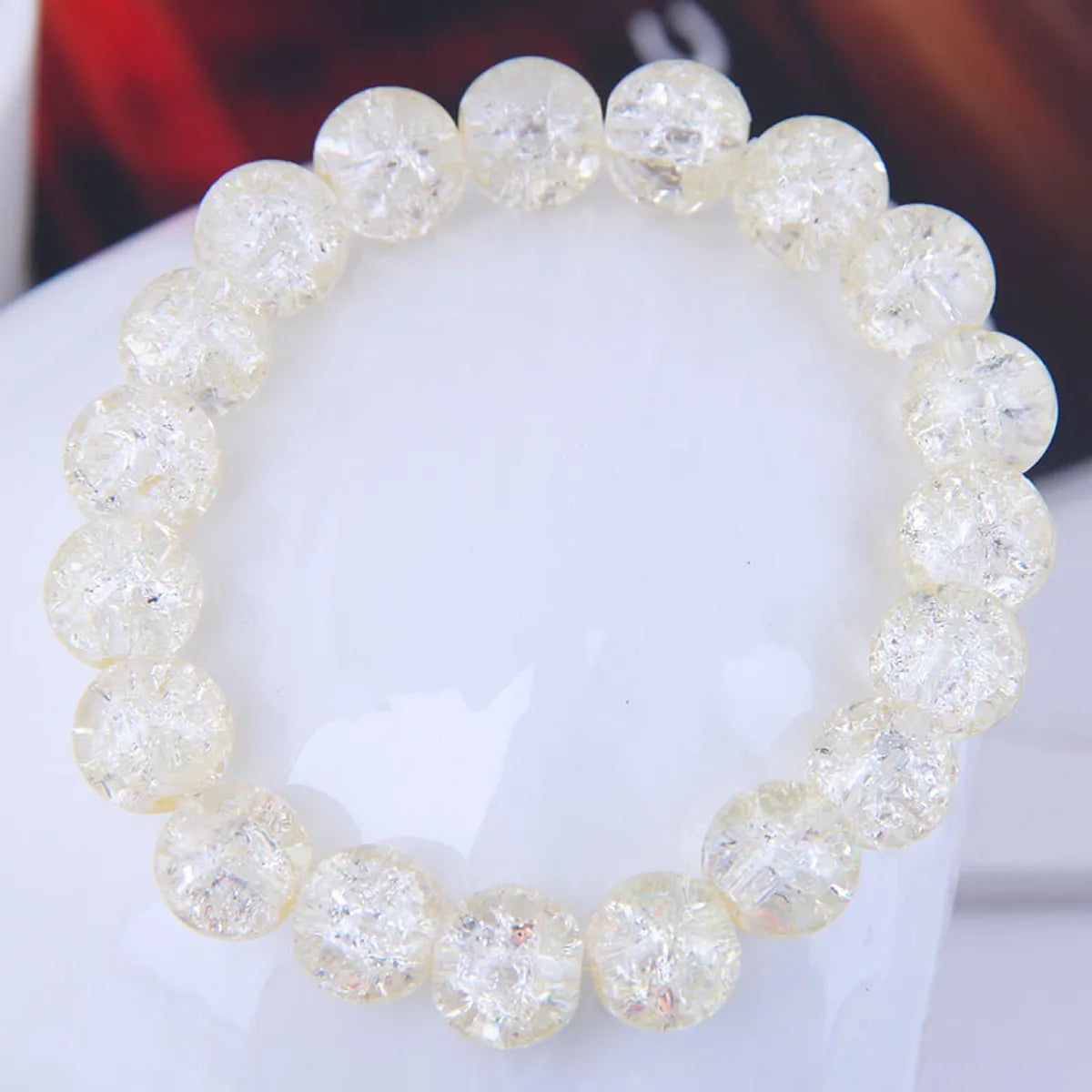 Korean Fashion Sweet Crystal Glass Beads Fashion Personality Female Bracelet Wholesale