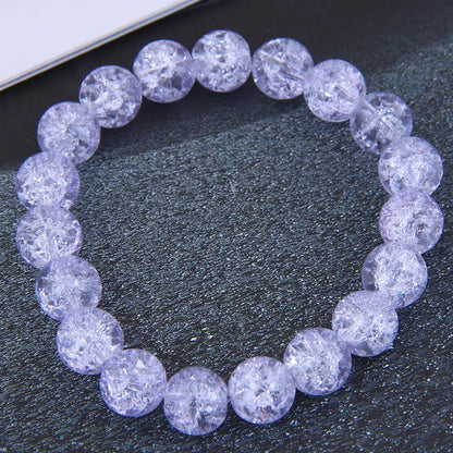 Korean Fashion Sweet Crystal Glass Beads Fashion Personality Female Bracelet Wholesale