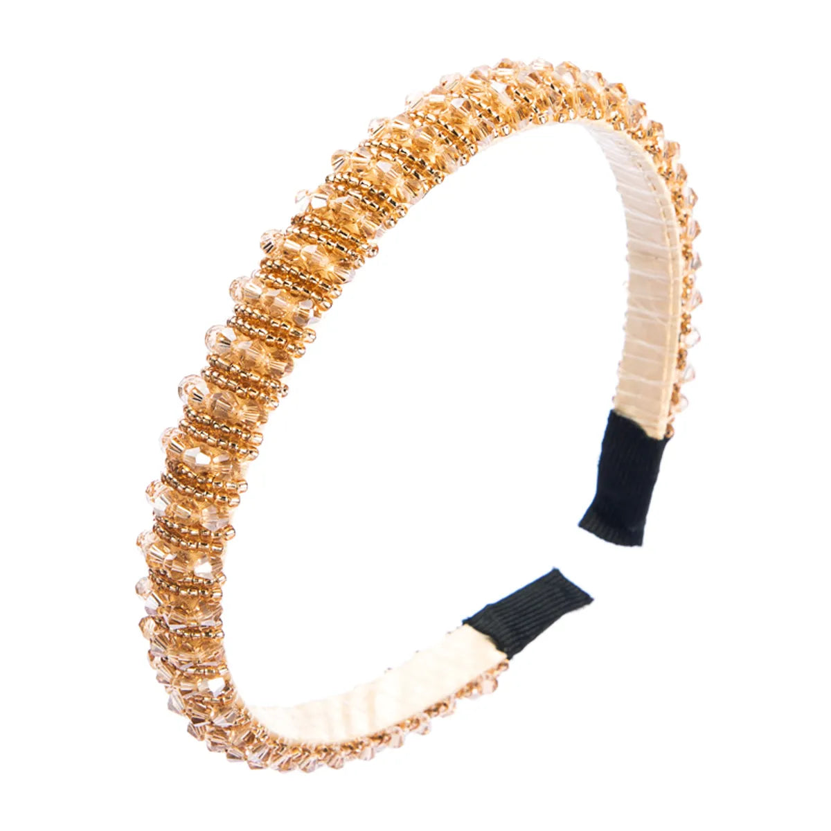 Korean Fashion Thin Edge Crystal Headband Wholesale