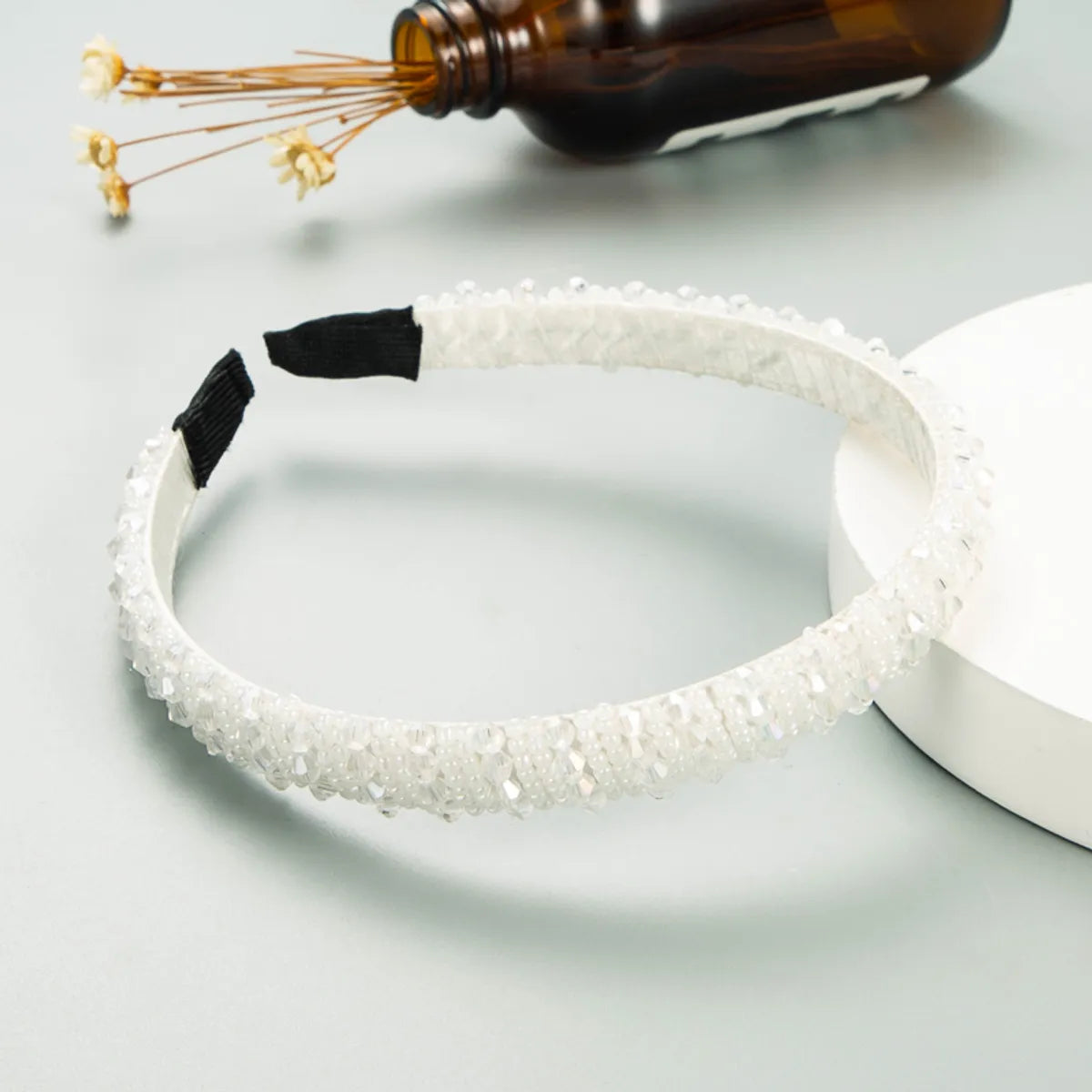 Korean Fashion Thin Edge Crystal Headband Wholesale