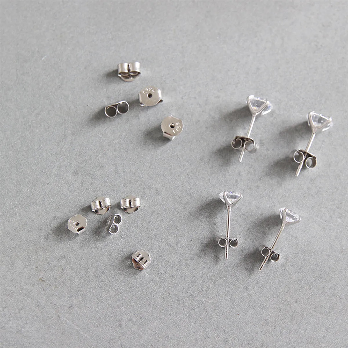 Korean Geometric Sterling Silver Earplugs Accessories Wholesale