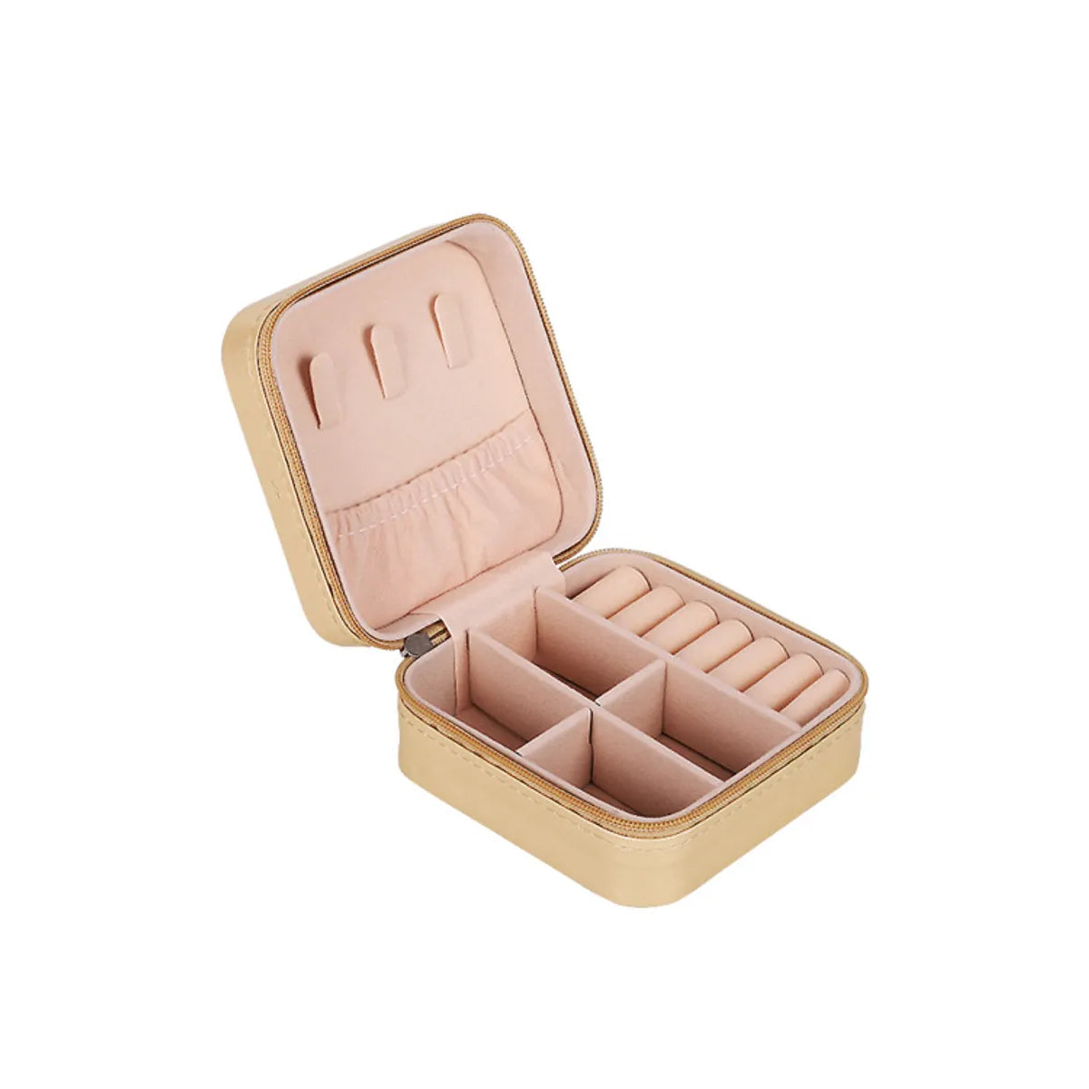 Korean Jewelry Storage Box Small Ring Earrings Jewelry Box Travel Portable Jewelry Box Factory In Stock Wholesale