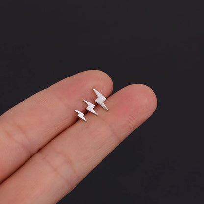 Lady Geometric Plating Stainless Steel Ear Studs