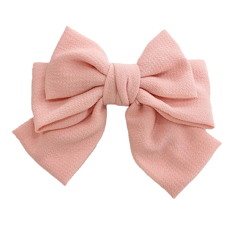 Korean New Fabric Bow Hairpin