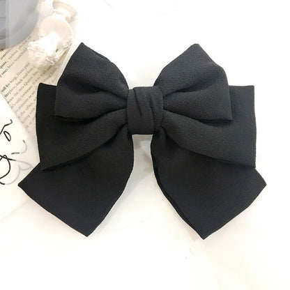 Korean New Fabric Bow Hairpin