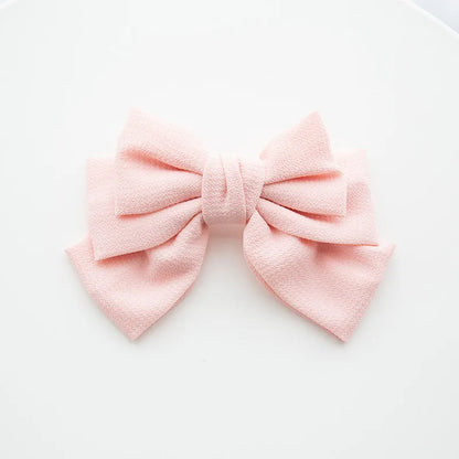 Korean New Fabric Bow Hairpin