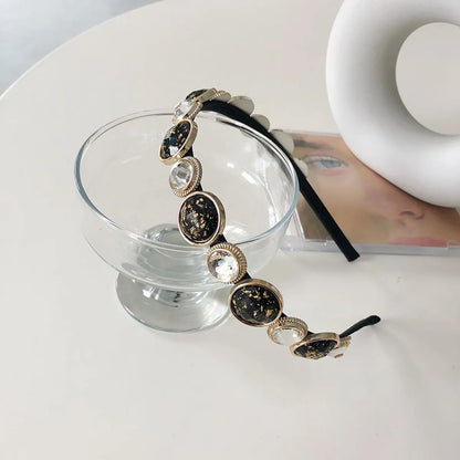 Korean New Fashion Diamond Retro Hair Band