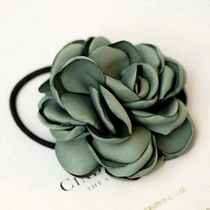 Korean New Fashion Wild Simulation Rose Cheap Scrunchies Wholesale