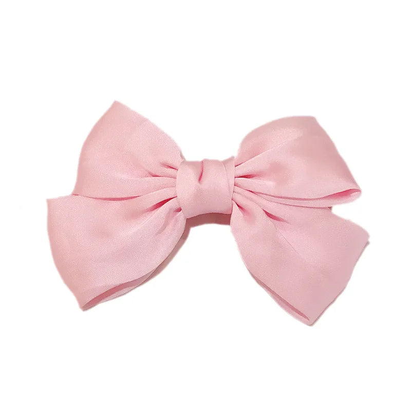 Korean Princess Bow Hairpin Retro Top Clip Back Head Clip Hairpin Wholesale