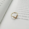 Korean Style 925 Sterling Silver Micro Inlaid Zircon Ring Simple Fashion Open Ring Ring