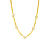 Korean Style Butterfly Titanium Steel Plating 18k Gold Plated Necklace