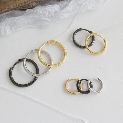 Korean Style Geometric Ring Earrings