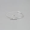 Korean Style Geometric Sterling Silver Bracelets