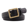 Korean Style Imitation Leather Women Decorative Pin Buckle Belt Fashion All Match Pants Round Buckle Belt