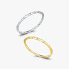 Ig Style Original Design Simple Style Solid Color Sterling Silver 18k Gold Plated Rhodium Plated Rings In Bulk
