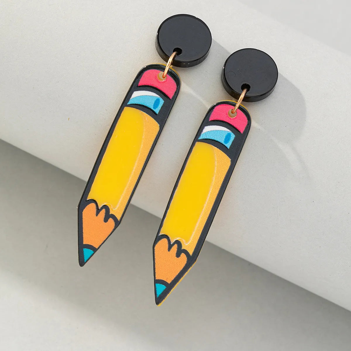 Korean Style Pencil Arylic Women'S Drop Earrings