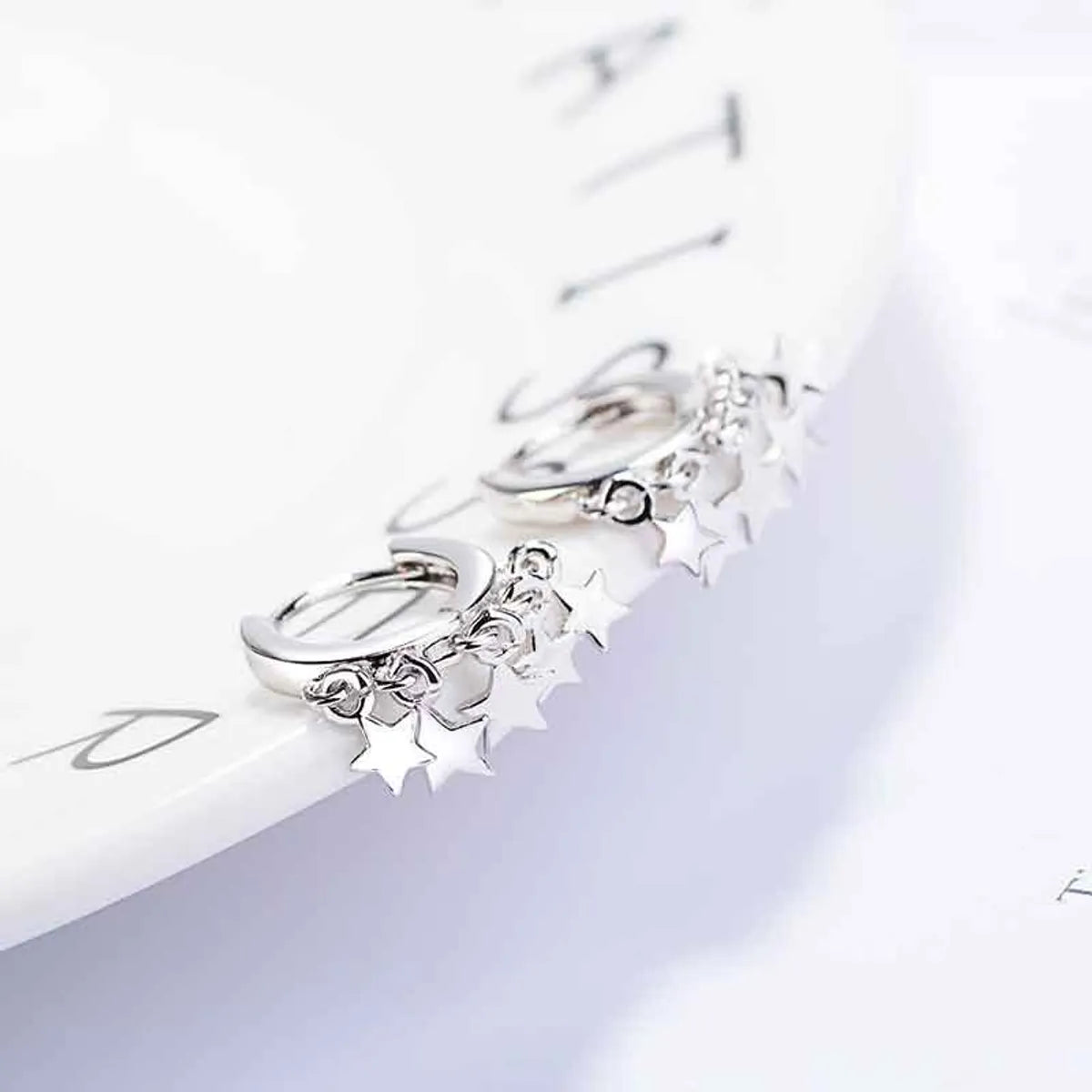 Korean Style Personality Star Earrings Simple Earrings Jewelry