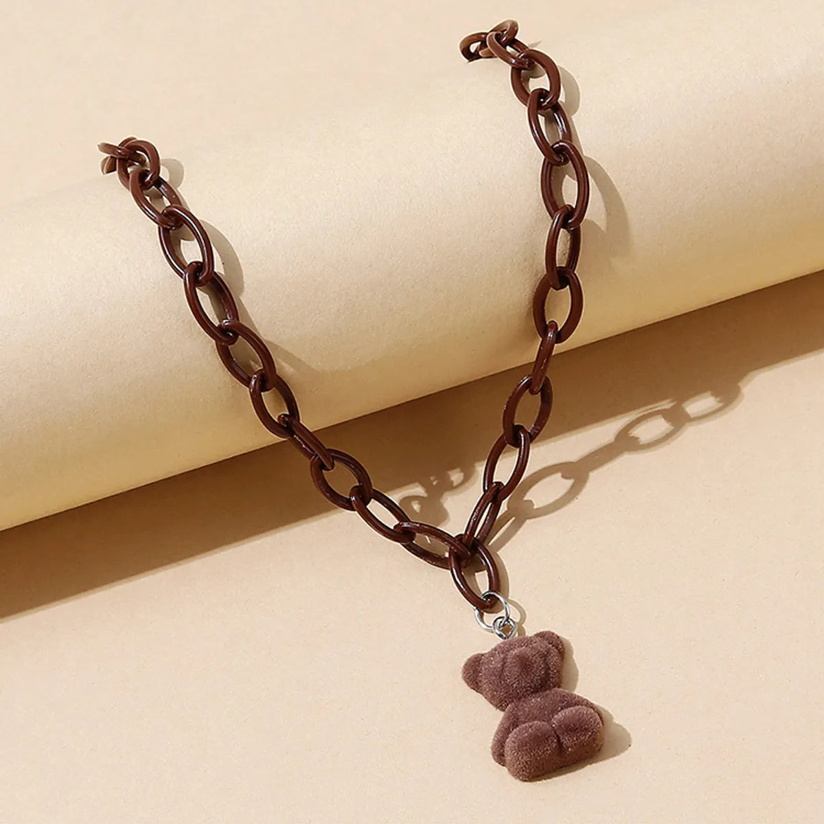 Korean Version Of Creative Cute Bear Necklace