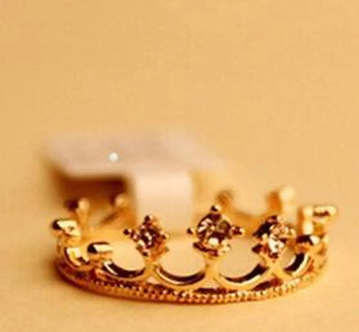 Korean Version Of The Small Pepper Crown Princess Ring