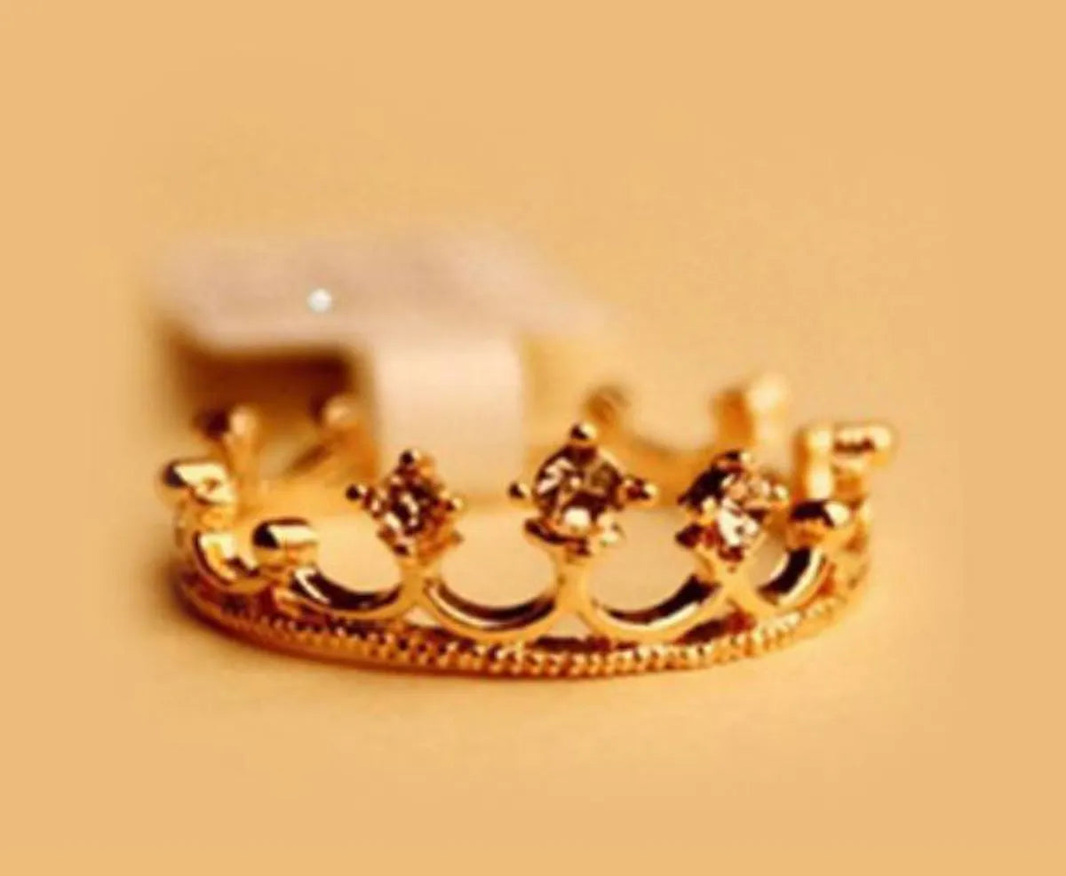 Korean Version Of The Small Pepper Crown Princess Ring