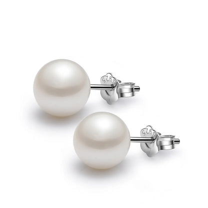 Korean Version Pearl Earrings Cupronickel Temperament Pearl Ear Jewelry Wholesale