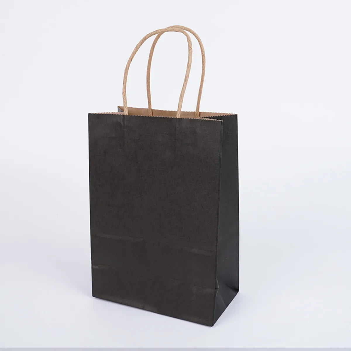 Kraft Paper Tote Bag Spot Wholesale Takeaway Milk Tea Packing Bag Clothing Gift Packaging Bag Paper Bag Can Be Printed Logo