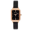 Ladies Alloy And Stainless Steel Square Quartz Watch With Mineral Strengthened Glass Mirror And Onion Crown