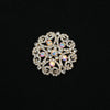 Ladies Alloy Antilight Collar Pins Geometric Style Electroplated Brooch Wholesale