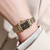 Ladies Alloy Band Square Quartz Watch Luxury Simple Leisure Style With Stainless Steel Clasp