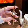 Ladies Alloy Bracelet Watch With Round Dial Medieval Style
