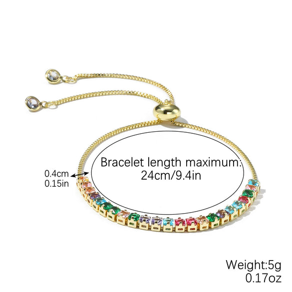 Ladies Alloy Demon Eye Pull Bracelet With Geometric Pattern And Electroplating Treatment