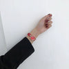 Ladies Alloy Imitation Leather Strap Electronic Quartz Watch With Rectangular And Barrel Shape