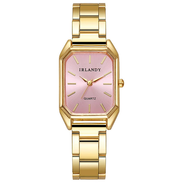 Ladies Alloy Rectangle Quartz Watch Wholesale