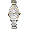 Ladies Alloy Stainless Steel Waterproof Ultrathin Round Business Style Watch