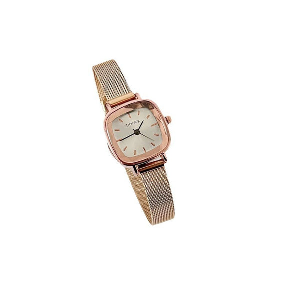 Ladies Alloy Watch Square Dial Retro Fashion Style