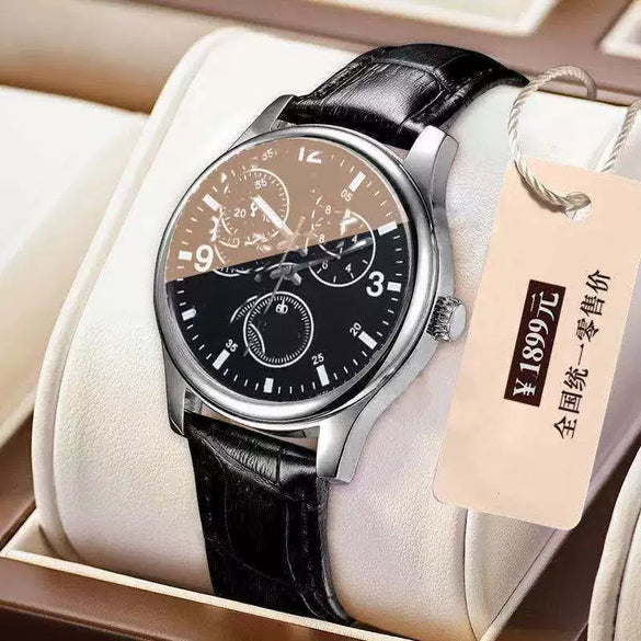 Ladies Automatic Non Mechanical Waterproof Quartz Watch Steel Case And Strap Round Dial