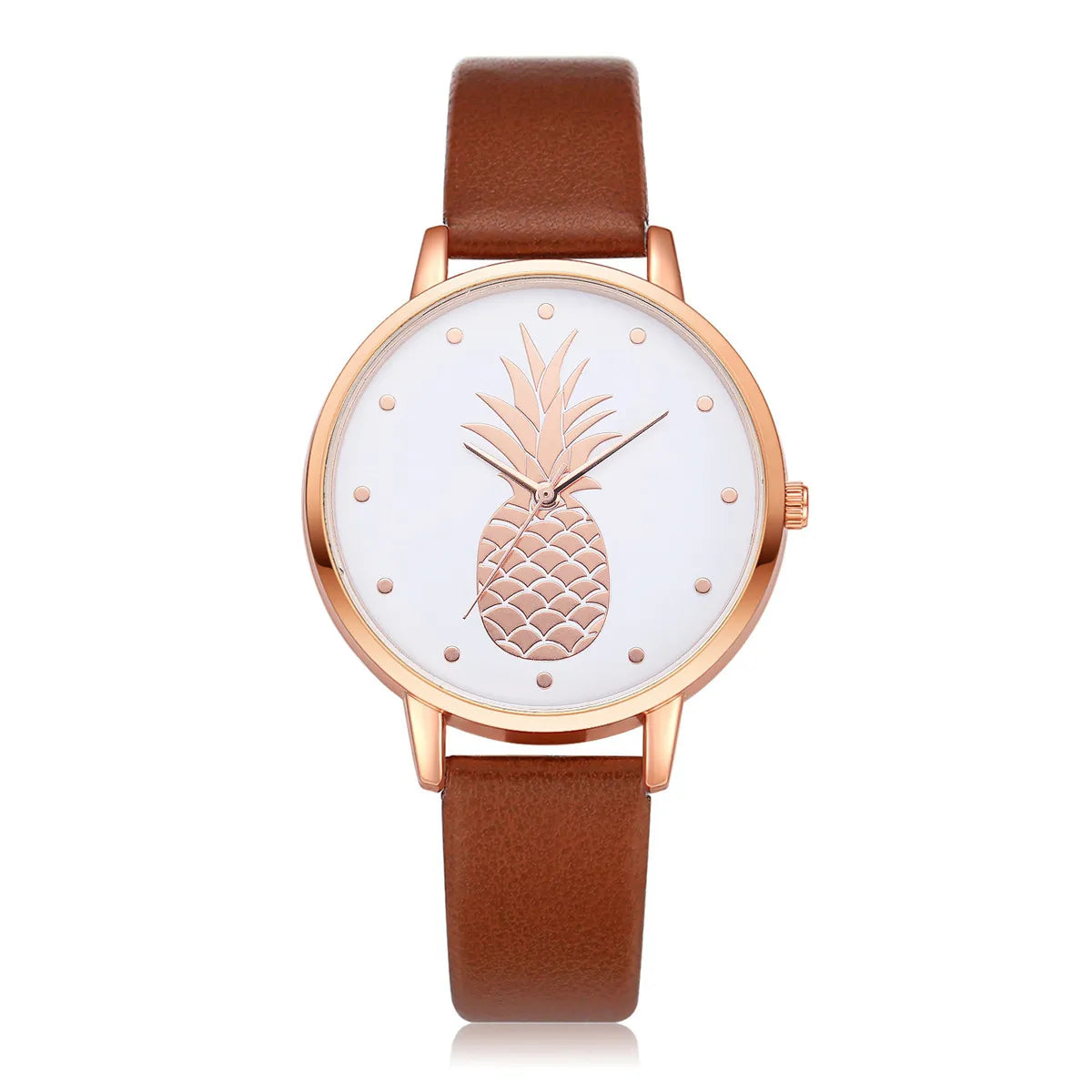 Ladies Belt Wrist Watch Fashion Pine Pattern Quartz Watch Wholesale