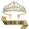Ladies Birthday Crown Shoulder Strap Set Alloy Semimanual And Half Mechanical