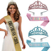 Ladies Birthday Crown Shoulder Strap Set Alloy Semimanual And Half Mechanical