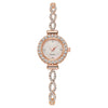 Ladies Casual Quartz Watch With Round Dial Alloy Strap And Buckle