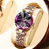 Ladies Casual Ultrathin Waterproof Quartz Watch With Alloy Case Stainless Steel Strap And Sapphire Crystal Glass Mirror Round Dial