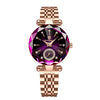 Ladies Casual Ultrathin Waterproof Quartz Watch With Alloy Case Stainless Steel Strap And Sapphire Crystal Glass Mirror Round Dial