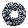 Ladies Cloth Knitting Geometric Checkerboard Zebra Stripe Hair Ring