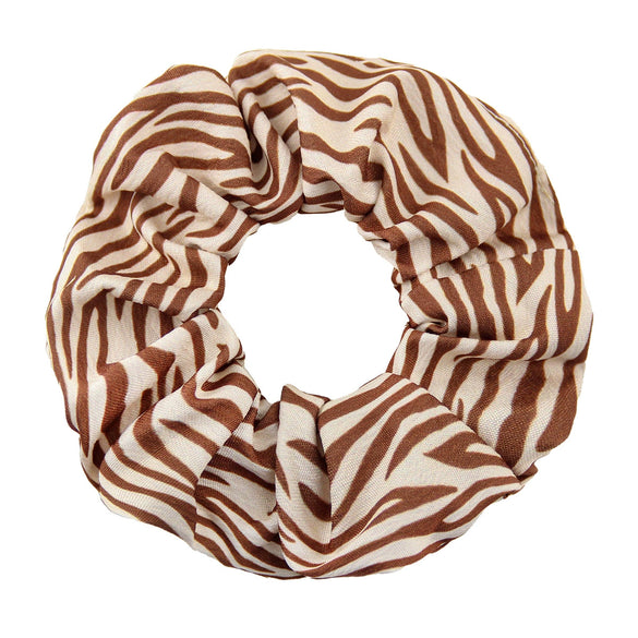 Ladies Cloth Knitting Geometric Checkerboard Zebra Stripe Hair Ring