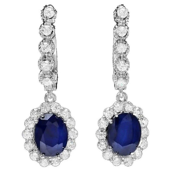 Ladies Copper Microinlay Geometric Retro Earrings
