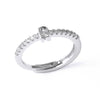 Ladies Copper Ring Plated 18K Gold With Letter Pattern And Electroplating Treatment
