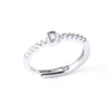 Ladies Copper Ring Plated 18K Gold With Letter Pattern And Electroplating Treatment