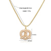 Ladies Elegant Copper Jewelry Inlaid With Pearls Featuring Cross Crown Roman Numerals Pattern For Earrings And Necklace
