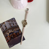 Ladies Fashion Digital Watch Belt Pu Strap Stainless Steel Buckle Alloy Case Round Dial Forest Style